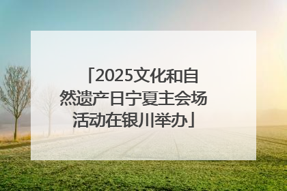 2025文化和自然遗产日宁夏主会场活动在银川举办