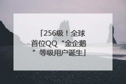 256级！全球首位QQ“金企鹅”等级用户诞生