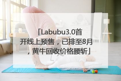 Labubu3.0首开线上预售，已排至8月，黄牛回收价格腰斩